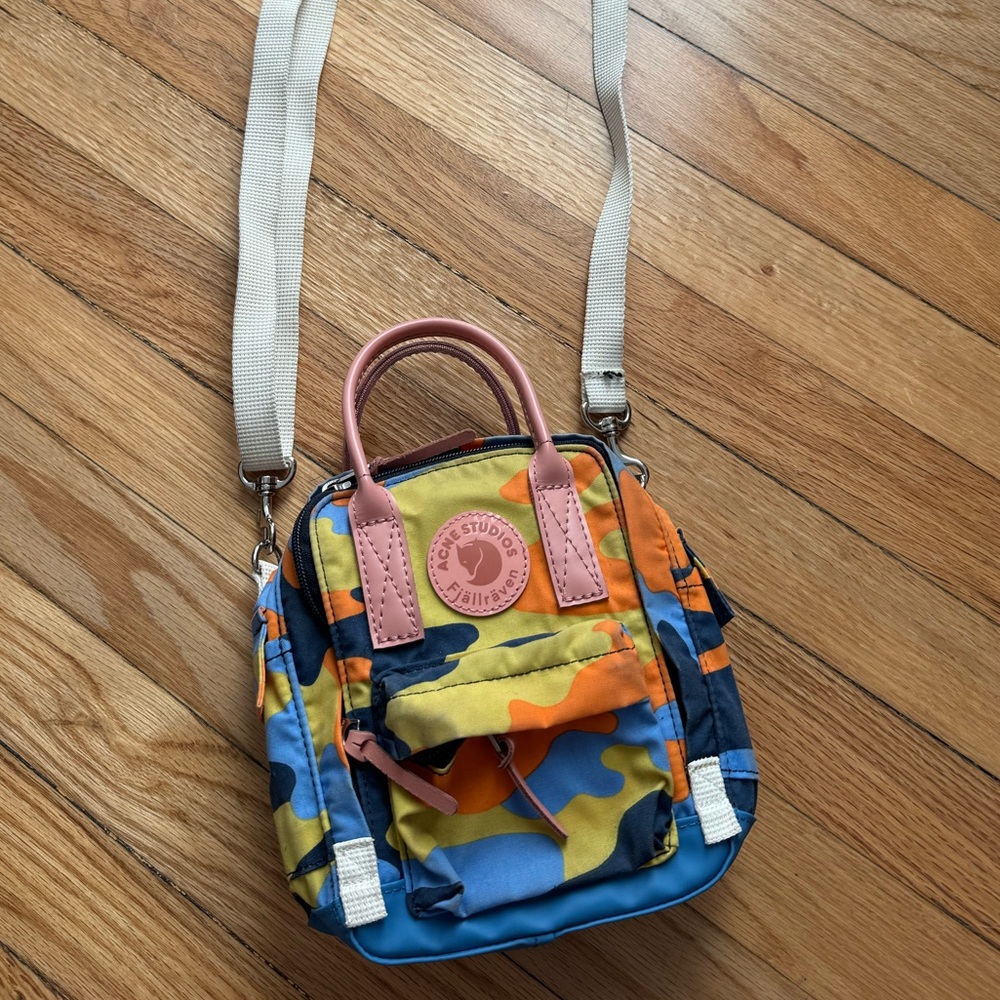 Acne Studios x Fjallraven Camo Mini backpack